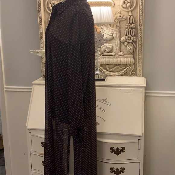 Navy flowy Topper/Cardigan - Picture 8 of 12